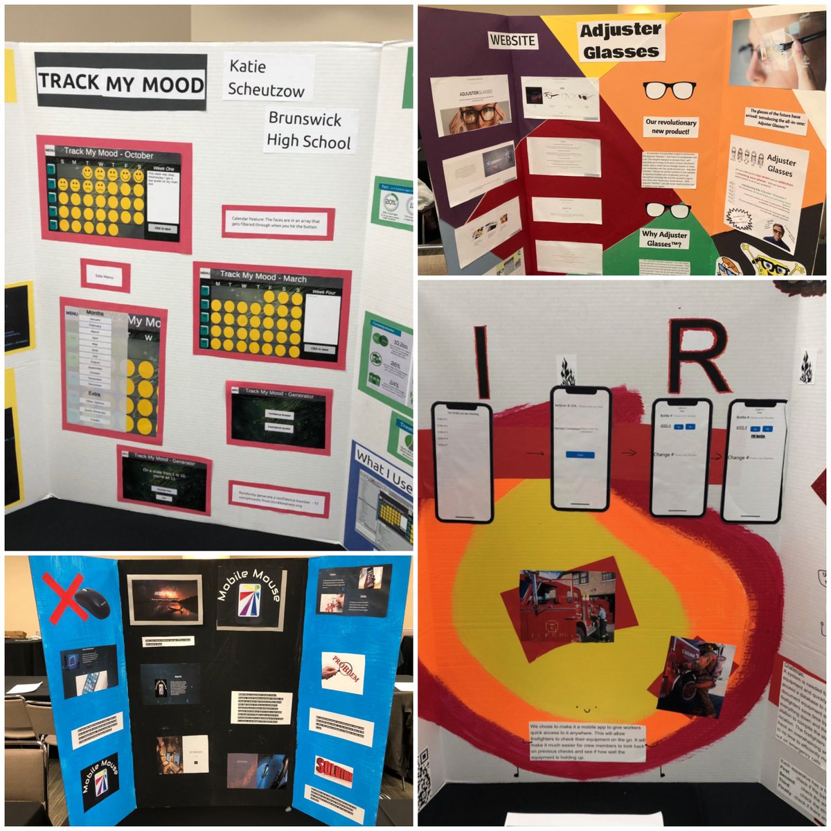 OHTecOnline's tweet photo. We enjoyed looking at all the projects showcased at the @RITECoolTech showcase and seeing that the next generation is embracing #tech! #TechWeekNEO https://t.co/FtF6xXYw1j