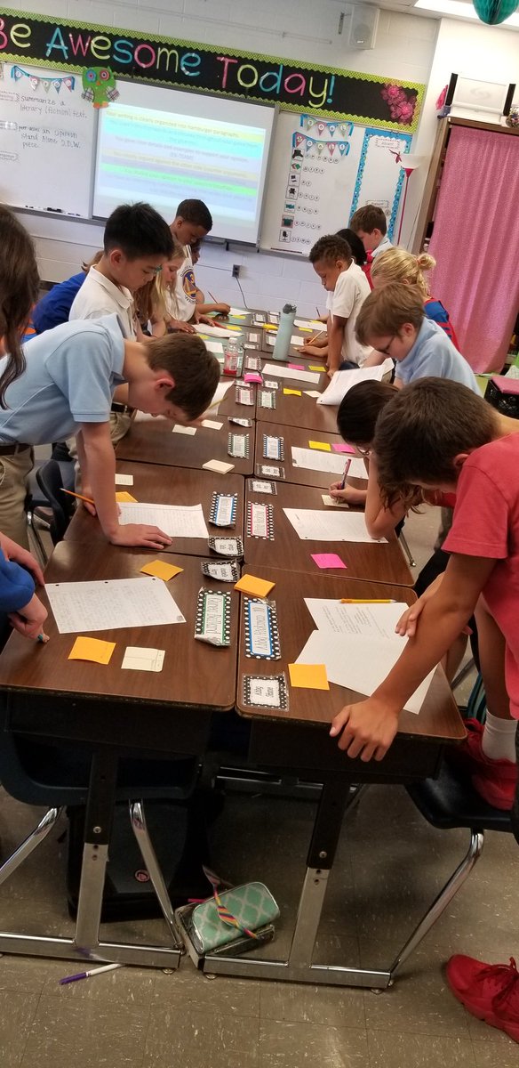 MrsBakerGH's tweet photo. Blind peer-assessments on our Opinion On Demands. Tomorrow we will revise our pieces based on this feedback. #oneglowonegrow #ghlionpride @greathouseAP @GHPrincipal https://t.co/N7AUTdZzKf