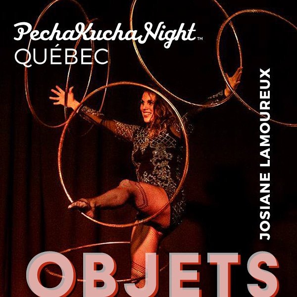 PechaKuchaQC's tweet photo. JourJ. Ce soir ne manque pas notre soirée #PKQC Objets au @mcqorg. 12 personnalités présenteront leurs univers en #20imagesx20secondes. En prime une performance artistique apportera un souffle de fraicheur. Événement gratuit avec la @SemainenumeriQC https://t.co/nFKIjwWoTJ. https://t.co/pTATbR0niJ