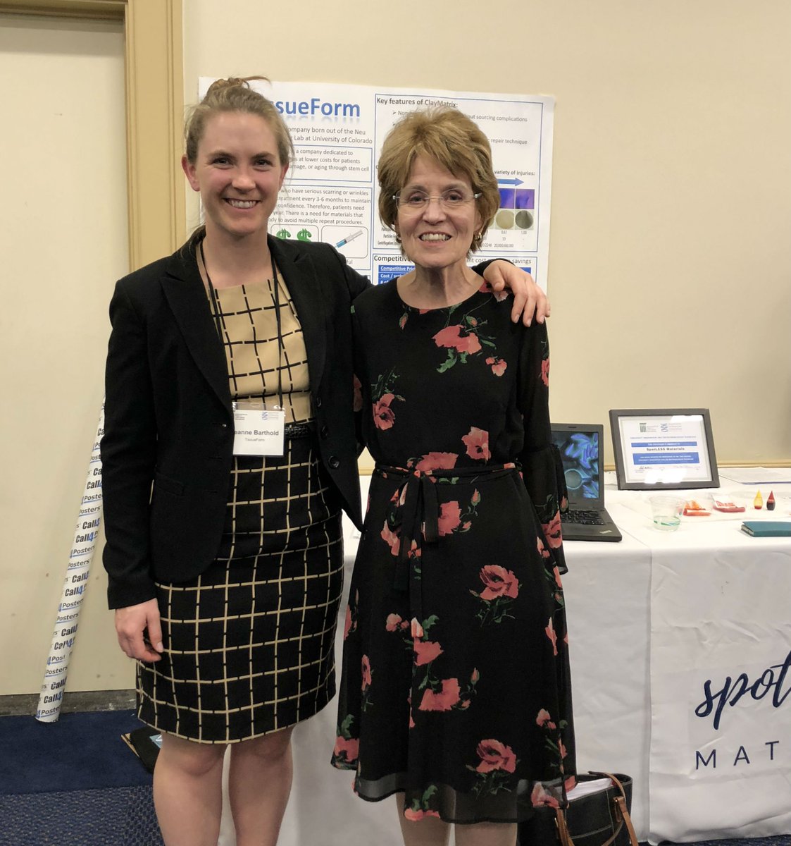 CU Federal Relations (@cufederal) on Twitter photo <a href="/CUBoulder/">CU Boulder 🦬</a> #CUNVC11 Women's Entrepreneurship Prize winner & <a href="/TissueForm/">TissueForm, Inc</a> co-founder Jeanne Barthold with <a href="/AAUniversities/">AAU</a> Pres. Mary Sue Coleman at University Innovation & Entrepreneuership Showcase in DC! #research2startup #WomenInSTEM <a href="/CUBoulder/">CU Boulder 🦬</a> #CUNVC11 Women's Entrepreneurship Prize winner & <a href="/TissueForm/">TissueForm, Inc</a> co-founder Jeanne Barthold with <a href="/AAUniversities/">AAU</a> Pres. Mary Sue Coleman at University Innovation & Entrepreneuership Showcase in DC! #research2startup #WomenInSTEM