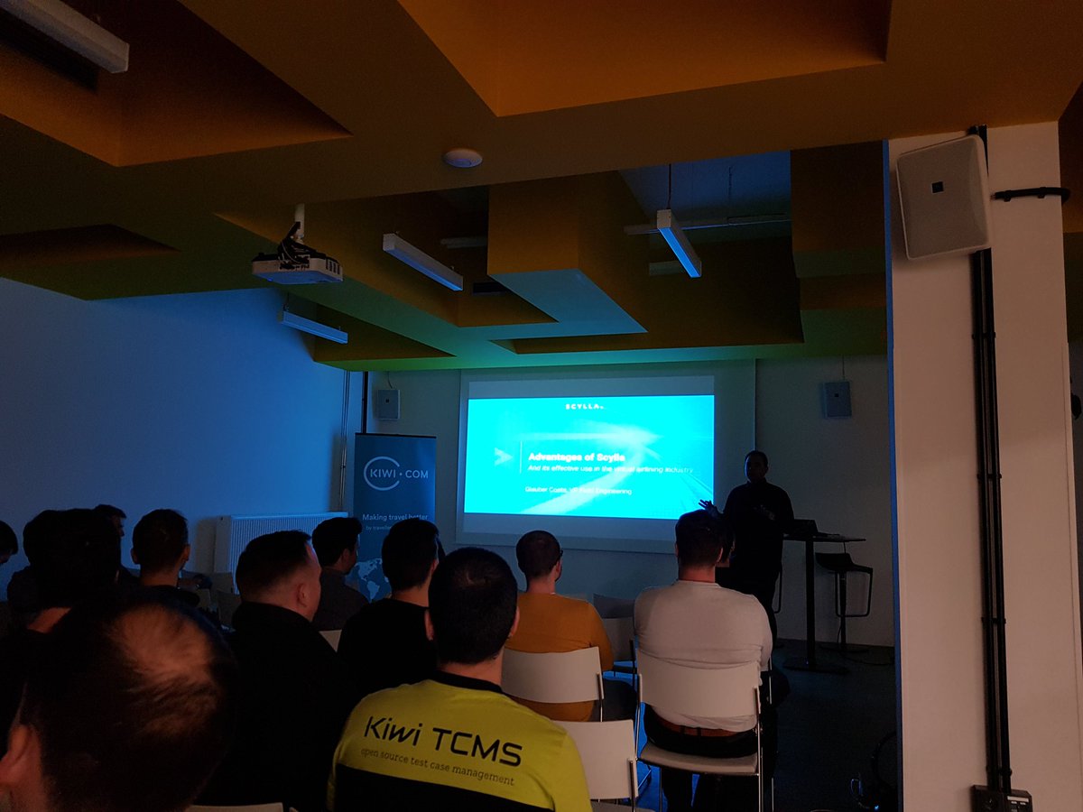 codekiwicom's tweet image. The VP of Field Engineering at @ScyllaDB, @glcst, is explaining what makes Scylla unique and stand out from the crowd in the market of super high performance NoSQL eventual consistent #databases. #TechWeekCE