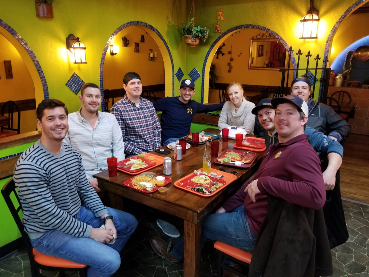 YouCantSheehy's tweet image. Taking their talents south of the border @cuisine_maya , @YouCantSheehy can be seen here enjoying a wonderful team lunch outing away from the April blizzard. Adding MOORE fuel to the fire #Activ8 #sportsengine @SportsEngine @Activ8Tourney