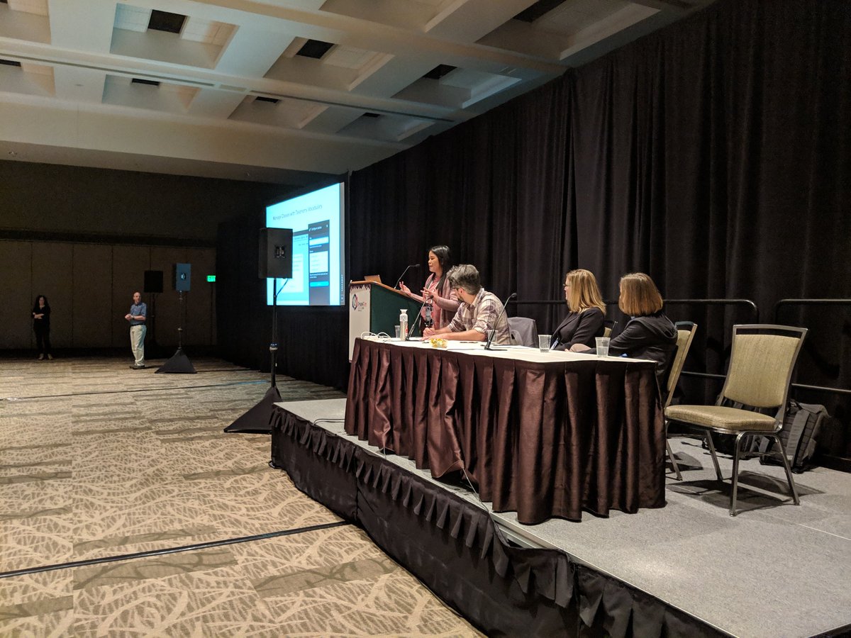mikeherchel's tweet image. &quot;Layout Builder in the Real World&quot; session on building the new lullabot.com w @KarenStevenson @putrabon @wesruv &amp;amp; Ellie Fanning #DrupalCon @lullabot