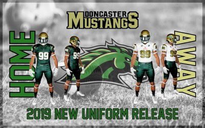 Donnymustangs's tweet photo. Here we go! 🚨🚨🚨🚨🚨🚨

The Doncaster Mustangs are pleased to announce we will be playing the 2019 season. In new uniforms, proudly sponsored by Omega Security! 

Designed by Britballers, to our own specifications and design. Incorporating some special features. https://t.co/qQXi421ixi