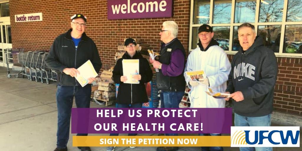 UFCW's tweet image. Today UFCW Locals 371, @Local919 , @UFCWLocal328 , Local 1445, &amp;amp; @ufcw1459 members who work at Stop &amp;amp; Shop in #NewEngland walked off the job. They're facing big cuts to healthcare &amp;amp; take-home pay. RT to support #StopAndShopWorkers &amp;amp; sign the petition here: bit.ly/supportSSworke…