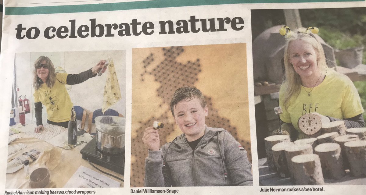 pv4uecopod's tweet photo. A great article in this weekβs Express about our Bee Wild Day πππ @SrslyHkdUp @UrbanOrganicCIC @Girlguiding #MakeABeeline #PollinatorPitstop #BeeswaxWraps #15years @pv4ulytham https://t.co/yL5tqcfpik