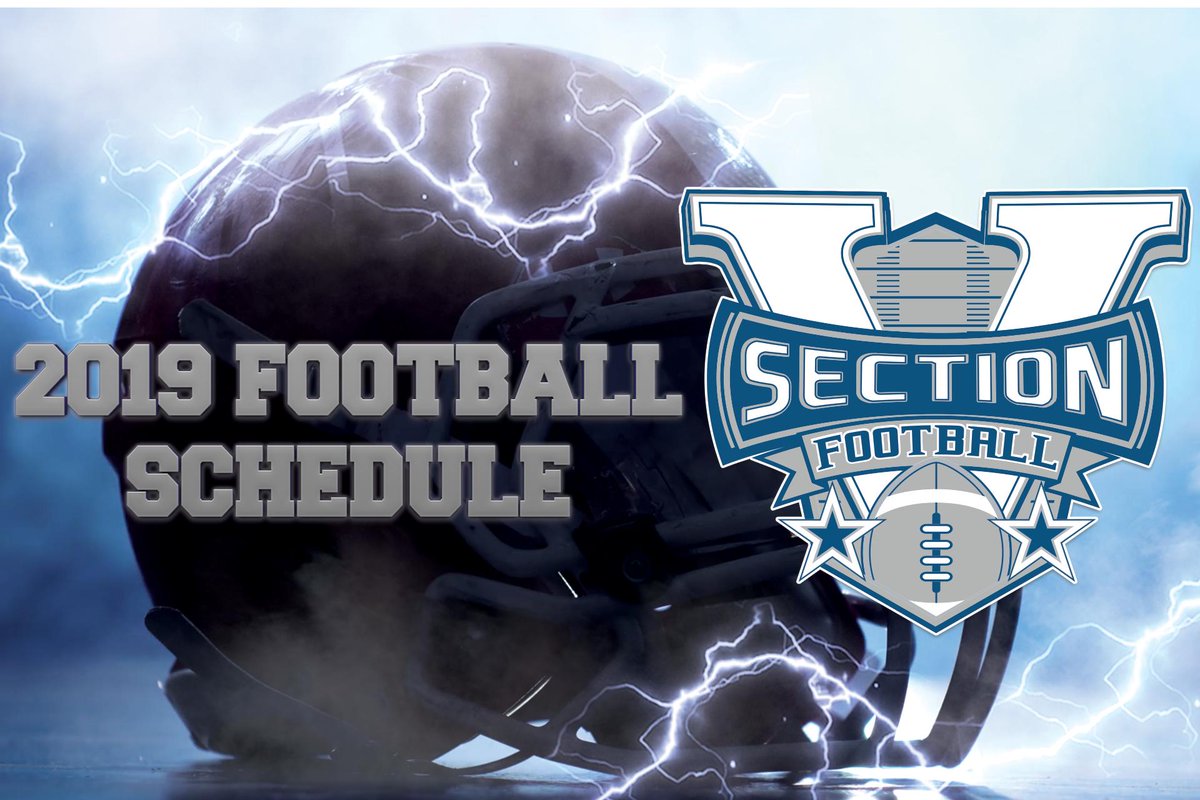Without further ado, we present to you the <a href="/SecVAthletics/">Section V Athletics</a> 2019 Varsity Football 11-Man Schedule:

buff.ly/2P6JYn9

@StevieJ_ROC <a href="/jjDandC/">James A. Johnson</a> <a href="/danfetes/">Dan Fetes</a> <a href="/thadbrown7/">Thad Brown</a> <a href="/PickinSplinters/">Paul Gotham</a> @SBradleyDC <a href="/DandC/">Democrat & Chronicle</a> 

#SectionV #HSFB #Varsity #Federation #Football