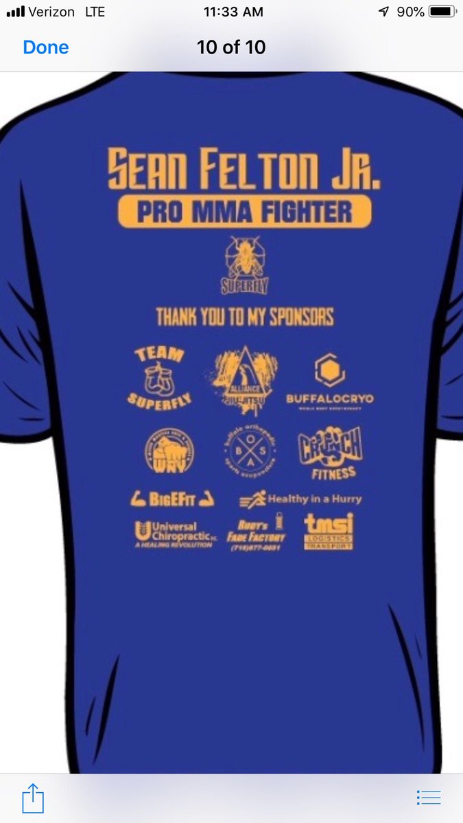 Sean_SuperFly_F's tweet photo. Fight Shirt and Fight Shorts for this weekend baby!!! Thank you to all my Sponsors and to everyone who bought my shirts🙏🏽 TIME TO GET THAT W IN TWO DAYS💯🔥💨 #fightshirt #fightshorts #dethrone #teamsuperfly #sponsors #WIN #Wnymma #kotc https://t.co/kldKIkY2Yh