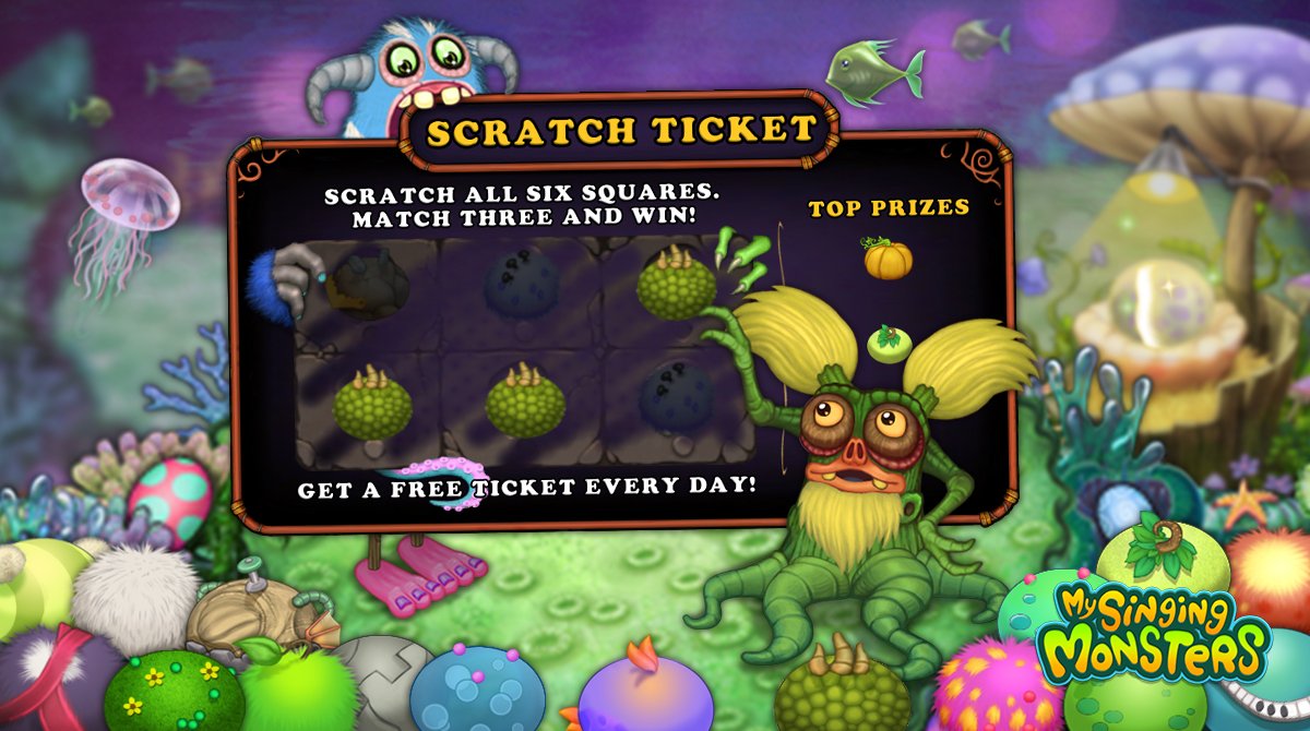Don't forget: Natural Rares are available in the Monster Scratch