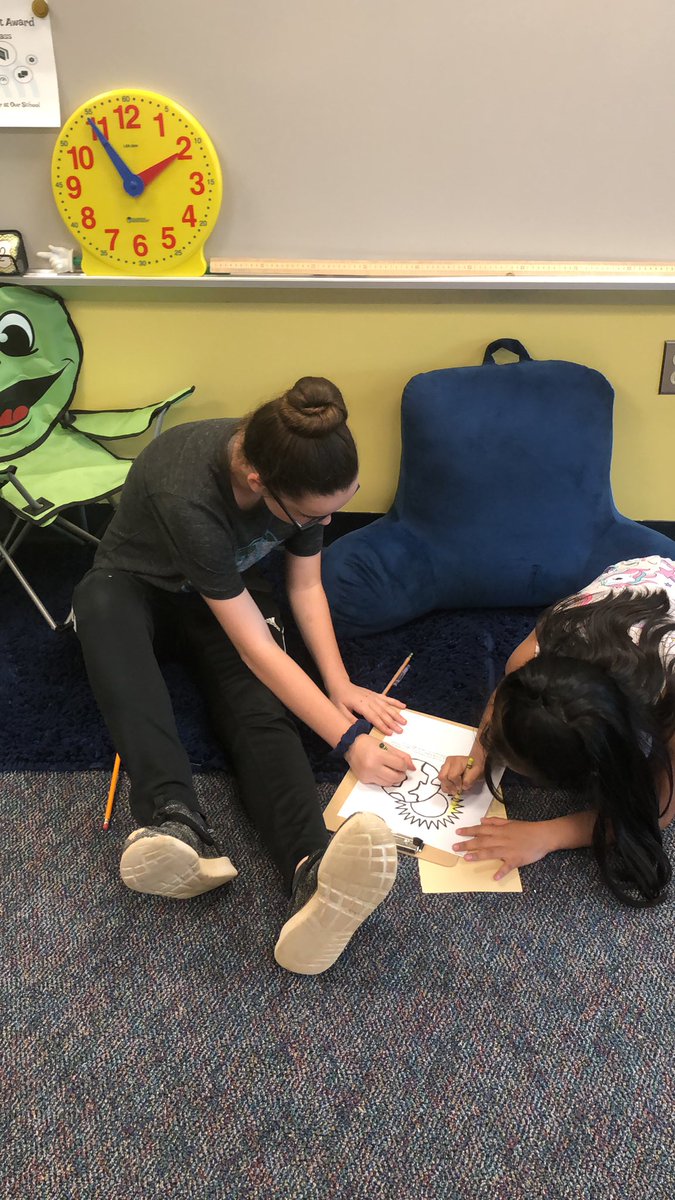 Second and fifth grade collaboration. Earth day