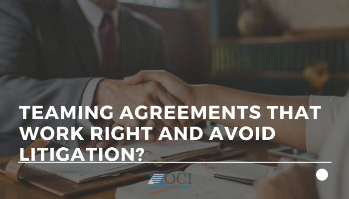 Many of us have had bad experiences with teaming agreements. Attorney Tony Franco tells us how to write a teaming agreement that ensures we get the business. Also, how to stay out of court. ow.ly/lQi730oiC3m