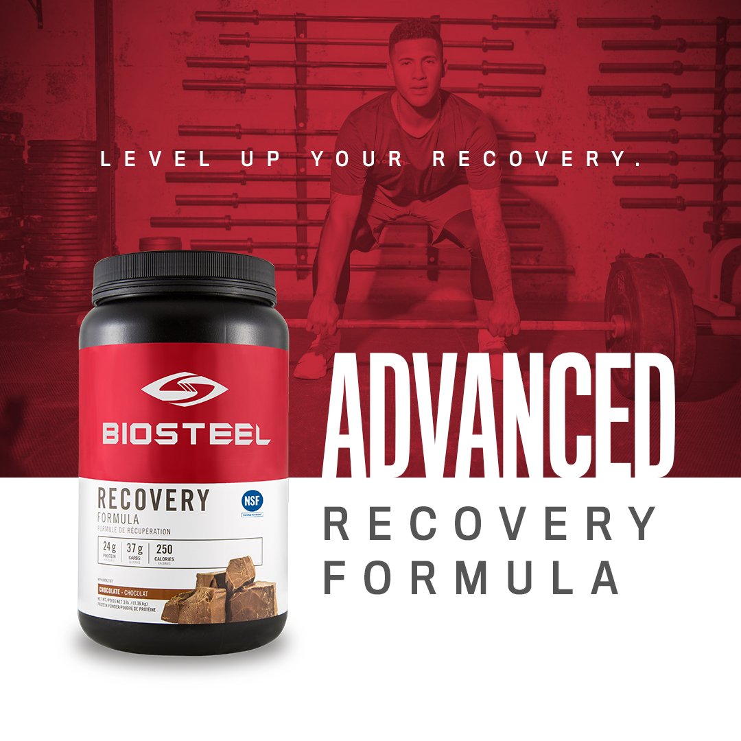 BioSteelSports's tweet image. Level 🆙 your recovery with our Advanced Recovery Formula or our Organic Recovery Plant Protein 🌱 Give your body what it needs, when it needs it most. #PostWorkoutRecovery