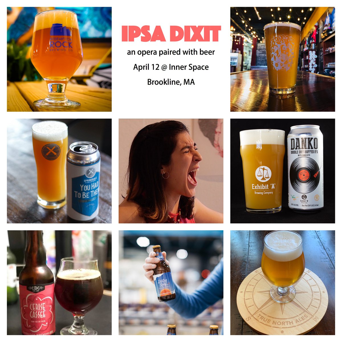 OG_Concerts's tweet photo. Wow!! There are fewer than ten tickets remaining to tomorrow's performance of #IpsaDixit by #KateSoper. You still have time to join the epic fun, but you better act fast!! #newmusic #livemusic #brookline #craftbeer https://t.co/yg4hfrns6l https://t.co/n9aYoz5oGj