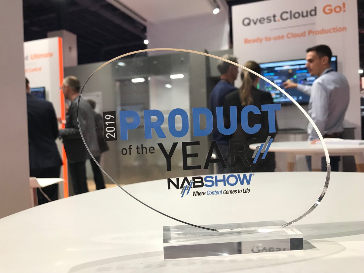 qvestgroup's tweet photo. It’s official! https://t.co/4FQklpqqKd is winner of the Cloud & Virtulization category at the @NABShow Product Of The Year Awards!
#NABShow #NAB2019 #cloud #qvest #virtulization https://t.co/sQ3zDSCJmP