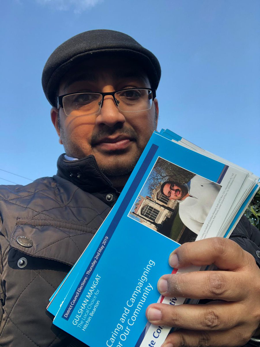 Gulshan4Hitchin's tweet photo. Brilliant to be out canvassing again today. Great to speak to more residents of #Hitchin #Bearton. There is certainly support for #Conservatives policies and pledges and I look forward to continuing my conversations with residents over the coming weeks! https://t.co/noNdUUlyqd