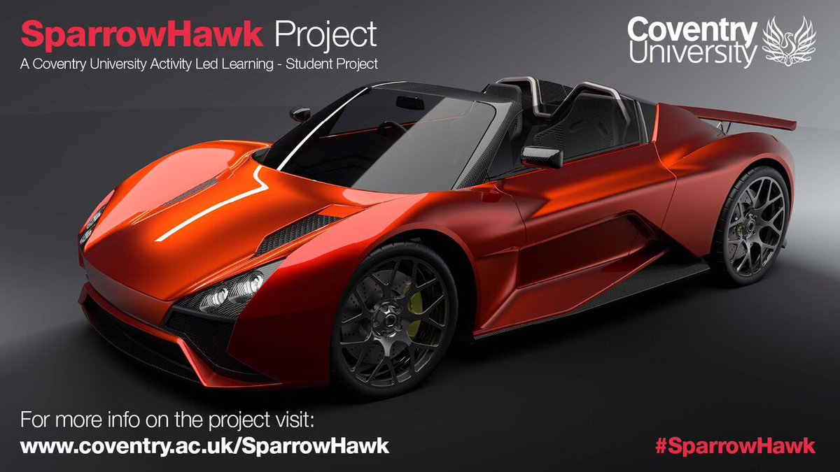 AshmanPatricia's tweet photo. @NickCristofaro Not sure but these are 😊👨🏼🎓👩🏻🎓#hellocoventry #100% student designer and built #SparrowHawkCar https://t.co/zsJBXT89Yz