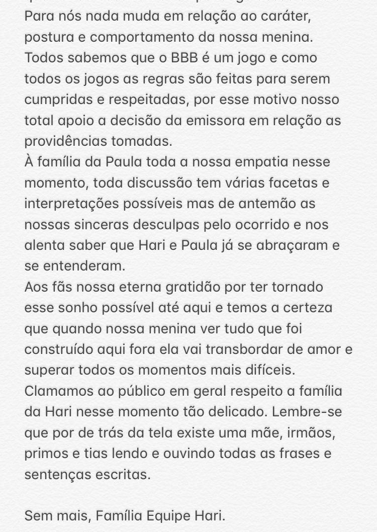 hariany's tweet image. COMUNICADO! 🙏
