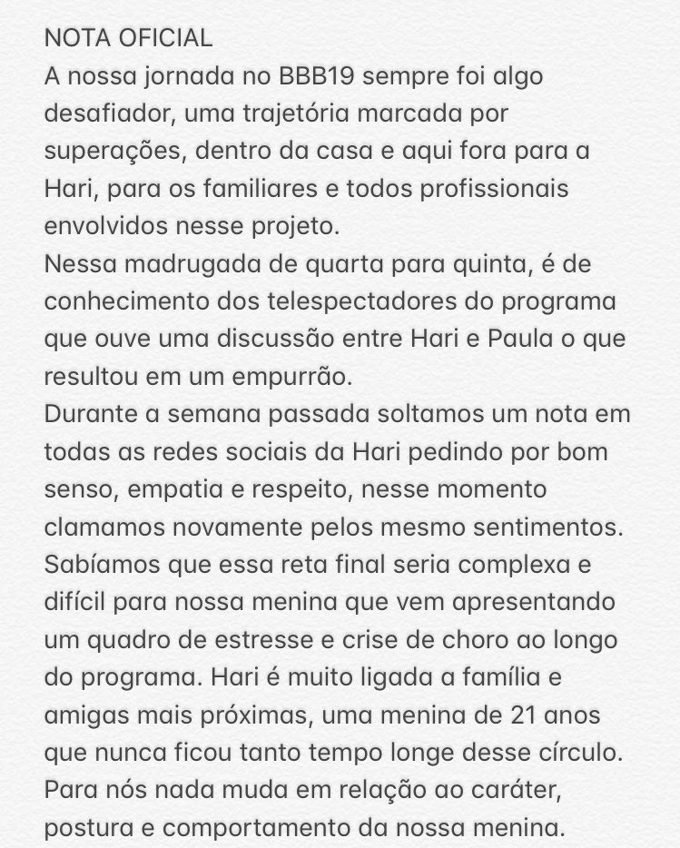 hariany's tweet image. COMUNICADO! 🙏