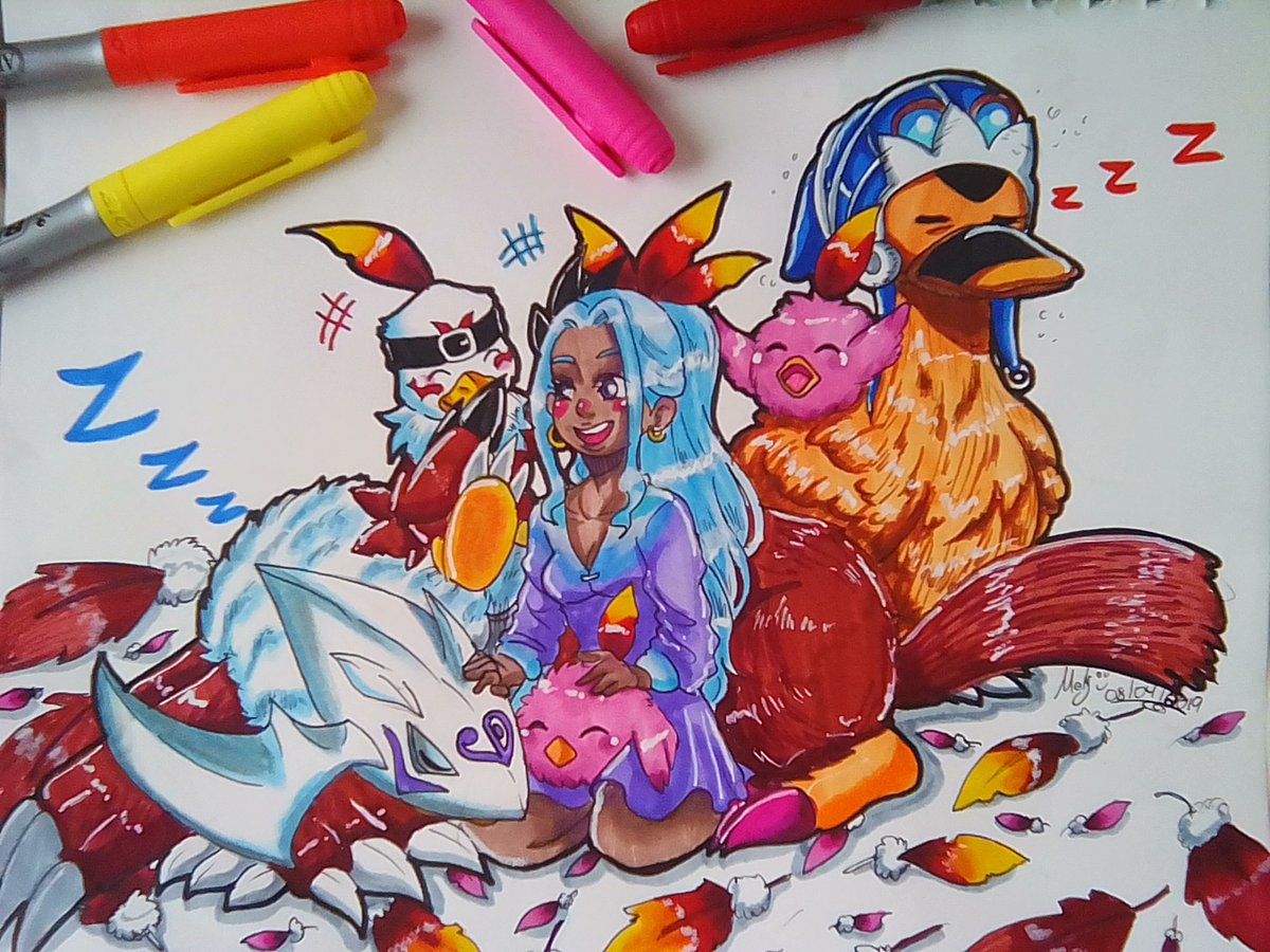 🐦🍃Plumage🍃🐦  

#OnePiece #vivi #nefertarivivi #karoo #Digimon #poromon #hawkmon #holsmon #halsemon #bicmarkers #correctorpen #markerart #traditionalart #myart