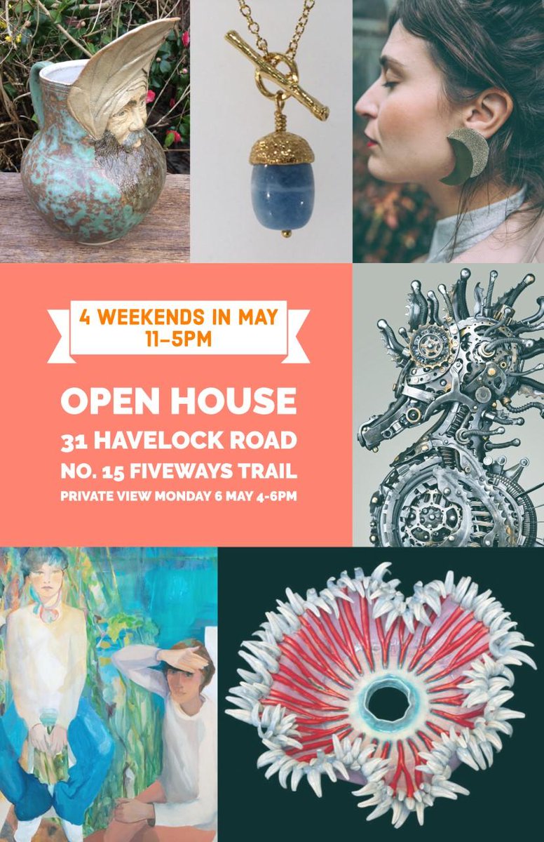 RansonJim's tweet photo. May fast approaches .. gonna be a busy month ! #arttrail '#pottery @brighton 
#franticpotting https://t.co/TPRZlnwgNK