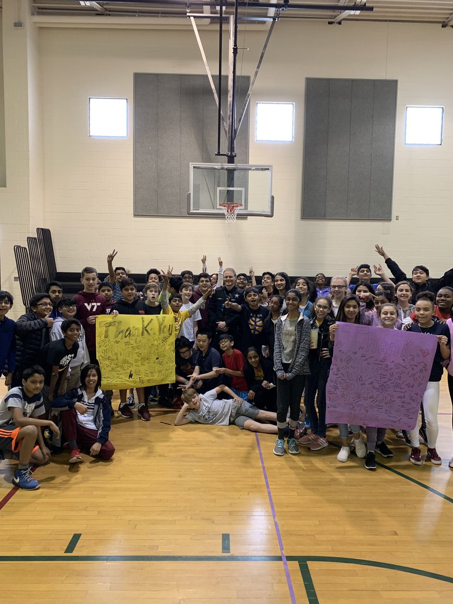 Big THANK YOU to Deputy Hajdasz for taking the time to help out our 6th graders ! #DARE