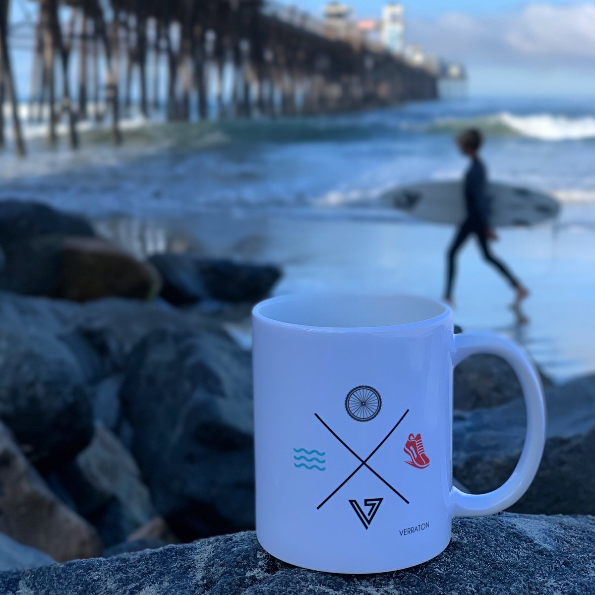 VerratonP's tweet image. But first, coffee ☕️ Good morning y’all ☀️ Start your day right, BE•UNRIVALED👊🏼 // head over to verratonproject.com for this “Tri life” coffee mug and accessories #verratonproject #beunrivaled