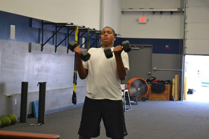 #tbt2011 An early Athletic Dominance training session with our Youth AD clients, Darnell Bolding, Darnell Dockett, Brian Westbrook & Byron Westbrook #athleticdominance #trainlikeapro