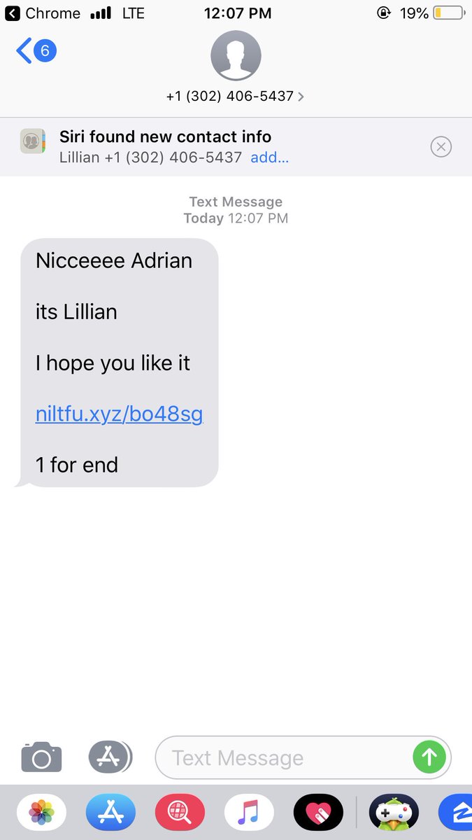 simplydriiii's tweet photo. IMPORTANT MESSAGE::: 
my friend sent me this yesterday and I didn’t think it would happen to me but I just received this message. If you get any message remotely close DELETE THE CONVERSATION!! please stay safe y’all https://t.co/DWUHz78Ijp