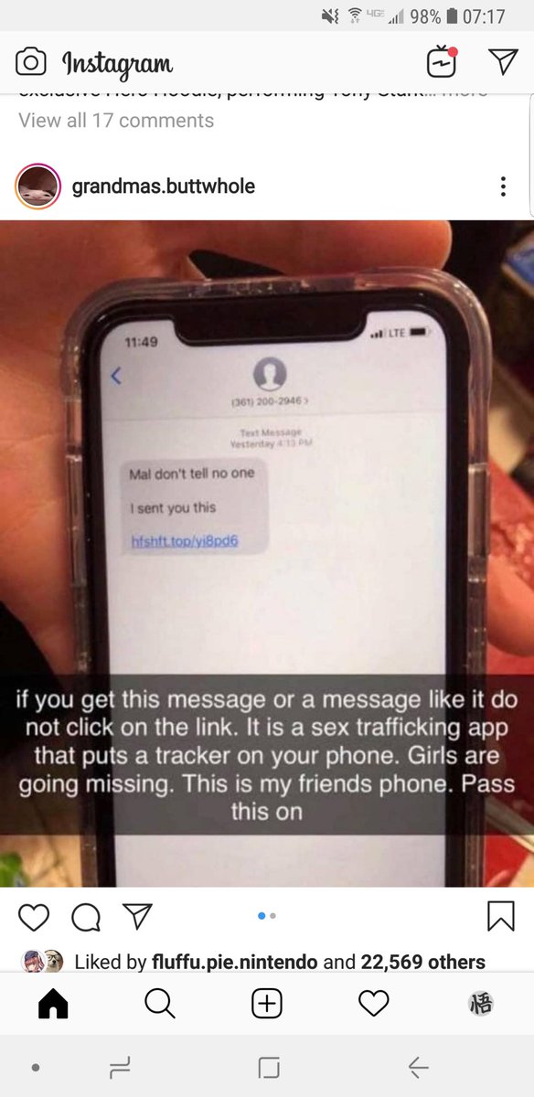 simplydriiii's tweet photo. IMPORTANT MESSAGE::: 
my friend sent me this yesterday and I didn’t think it would happen to me but I just received this message. If you get any message remotely close DELETE THE CONVERSATION!! please stay safe y’all https://t.co/DWUHz78Ijp