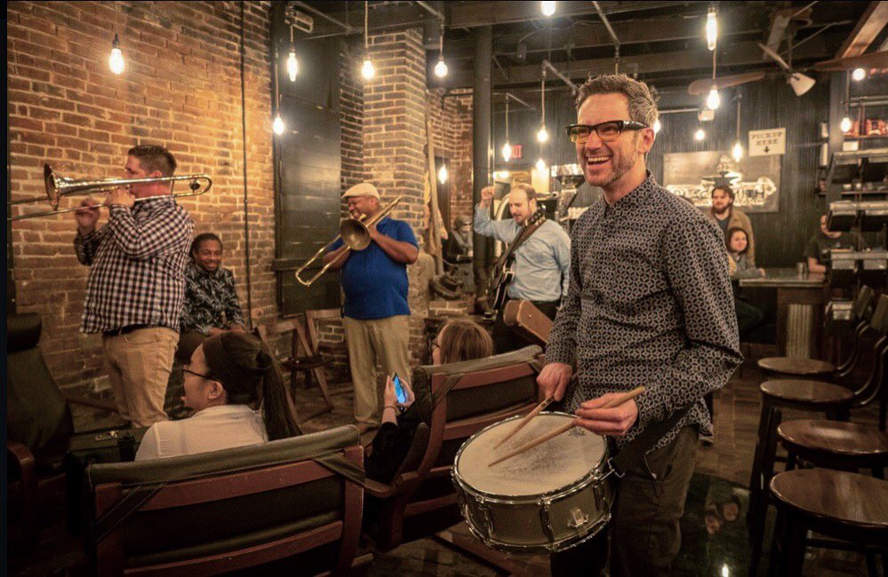 BlacksmithKaffe's tweet photo. Do you live for coffee, music, and all that jazz? Tomorrow from 7:30-8:15, Lindsborg’s jazz walk will visit the Blacksmith! We’ll be staying open to serve drinks until 8pm, so be sure to swing by and experience the sweet, smooth sounds (and tastes) of the Jazz Walk at Blacksmith. https://t.co/A63StQBL3Y
