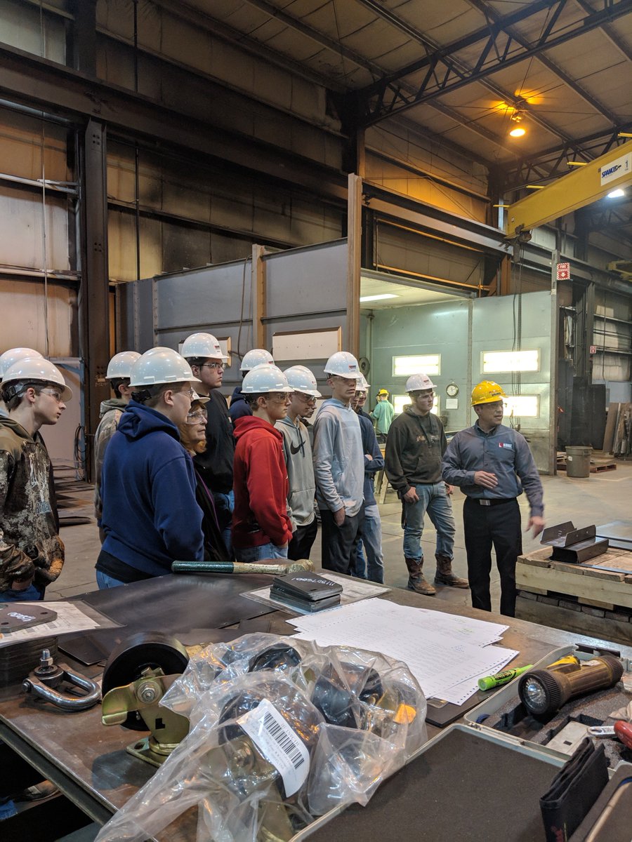 koikearonson's tweet photo. A wonderful visit today from Randolph High School's Electrical and Robotics students. Thank you so much for spending some time with us today. #koikearonson #schooltour #manufacturing #arcadeny #randolphhighschool #students https://t.co/aux6m07pat