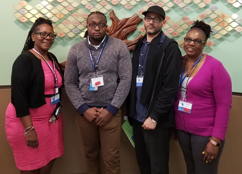DMCLibraryBKLYN's tweet photo. Today METRO @mnylc had their 21st Annual Library Assistant's Day Celebration here at #SUNYDownstate. Libraries wouldn't get anything done if it weren't for their hard work with patrons and librarians alike! Thank you to all our assistants and workers here at #DMCLibrary! https://t.co/g66CZxNEw8