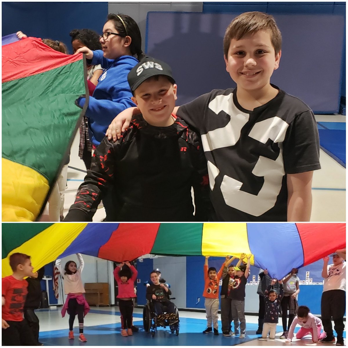 It's a unified play day! Our skill...making friends!