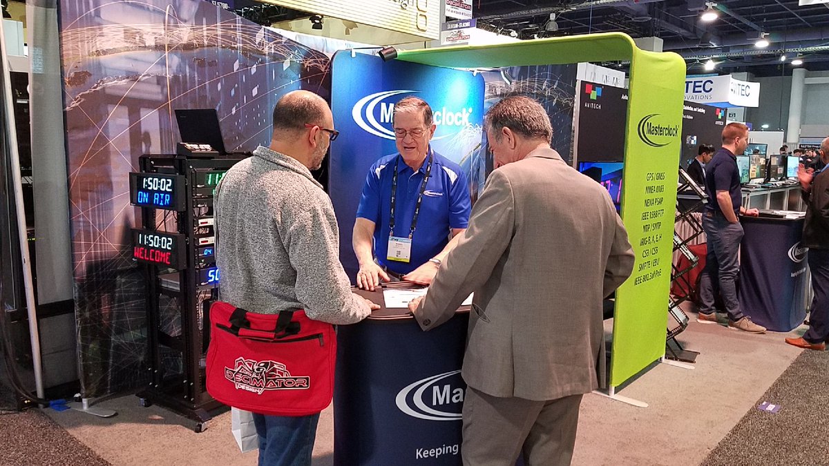masterclock's tweet image. There&apos;s still time to stop by @masterclock booth SL6518 at the  #NABShow 
#NAB2019