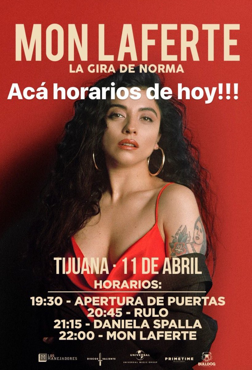 monlafertepy's tweet photo. HOY Tijuana, disfruten de @monlaferte con #LaGiraDeNorma 😻❤️💃🏽
.
#NORMA
#MonLaferte
#MonLafertePy
.
Horarios 👁️👁️👁️👇🏽👇🏽👇🏽 https://t.co/FvPcqQ7Xe3