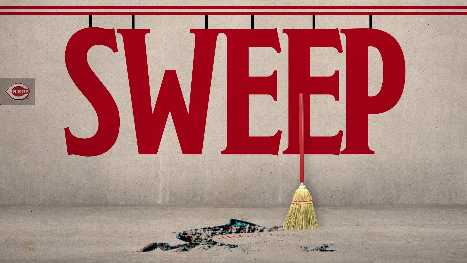 Cincinnati Reds on Twitter "Time to bring out the brooms! 🧹🧹🧹 