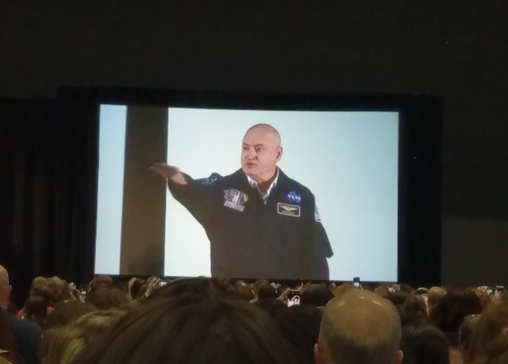 QLDSTEM's tweet photo. Enjoying inspirational keynote by Scott Kelly, Retired Astronomer at NSTA conference, St Louis.
@staqtweets @NSTA #science #stem #scienceeducation #stemcareers https://t.co/5lLHT0IvRG