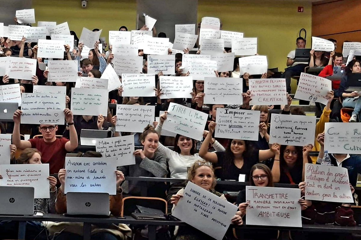 MelanieCiussi's tweet image. Détecter 450 contributions sociales à partir de ses talents, we dit it ! Tous les étudiants de Licence de @SKEMA_BS bénéficient d&apos;un défi #talents (ici @lillefrance ) pour identifier leurs talents naturels. Ils n&apos;auront plus jamais à se demander: &quot;en quoi suis-je bon ?&quot; Fabuleux.