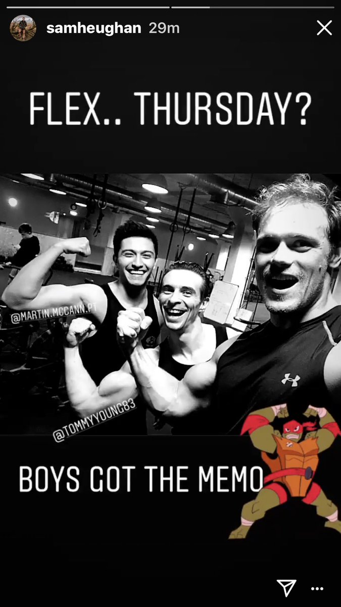 ladybay8's tweet photo. Flex Thursday at @F1ghtCamp
The boys got the memo💪💪
@SamHeughan
#tommyyoung83 #MartinMacCann
@MyPeakChallenge https://t.co/LZFpn1HpOR