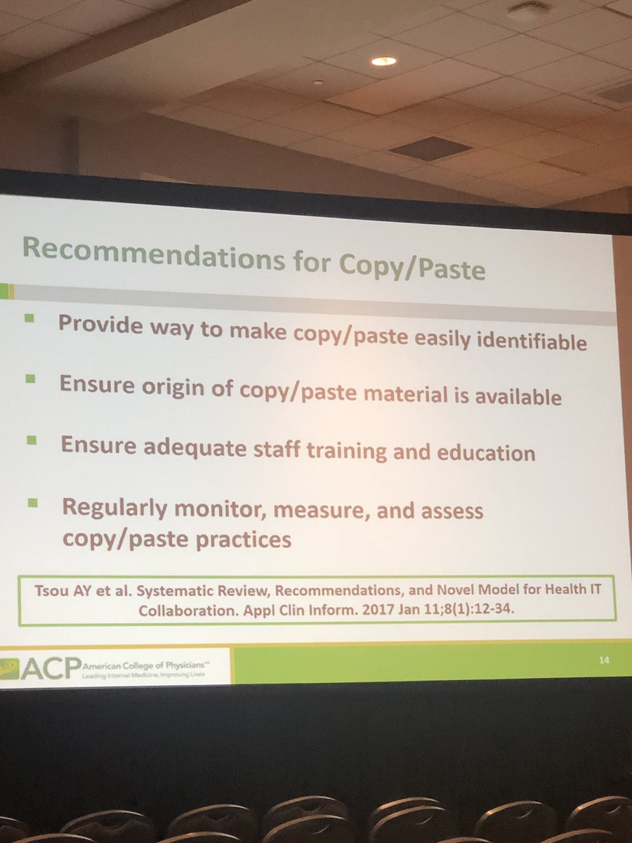 Why should we care? One commenter said “because it’s really crappy medical care to have garbage loading up the chart.” Love the #frank opinions here in #Philly . Some recs attached. #im2019
