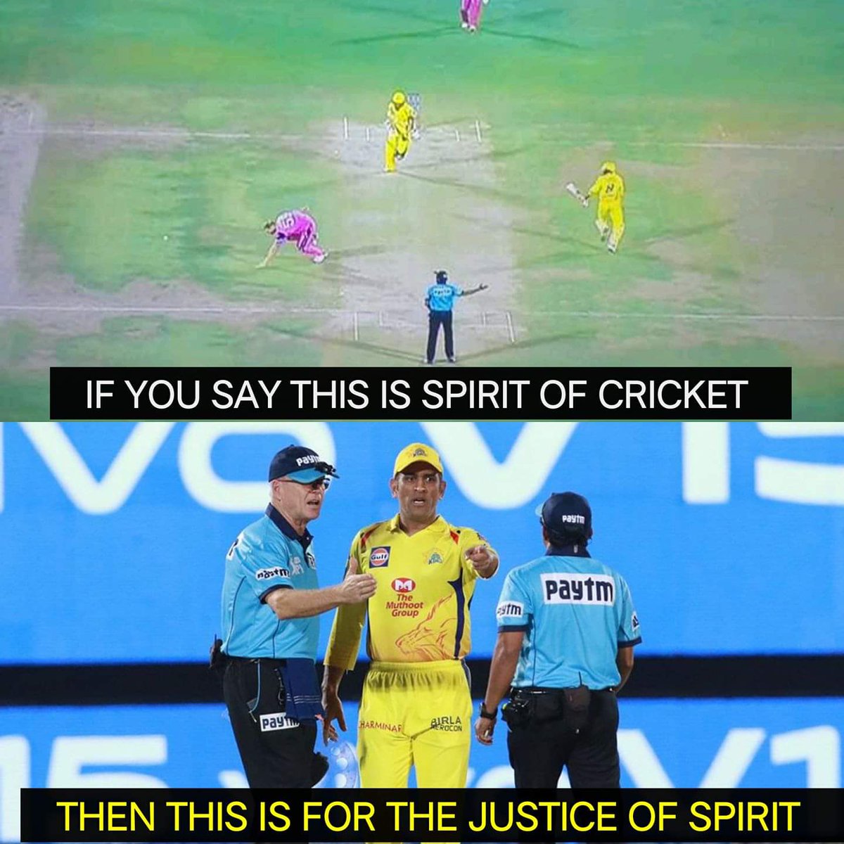 msdfansofficial's tweet photo. Retweet if you agree!💛🦁

#Dhoni  #RRvCSK #WhistlePodu https://t.co/yhfLBKNh8E