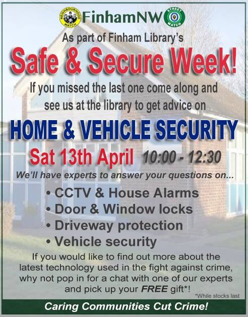 FinhamLibrary's tweet photo. #communitysafety #homesecurity #victimsupport #covhour https://t.co/UwnFrM4RLr