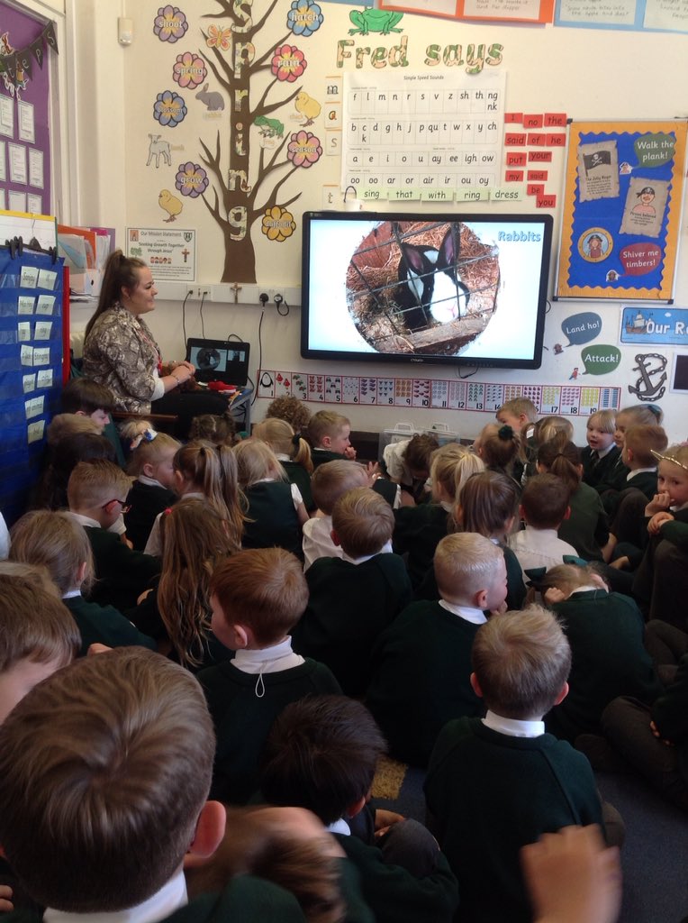 sjvblackpool's tweet photo. Emillie came into our class today to talk about different animals and how to care for them #SJVClassRC #SJVClassRM https://t.co/he3NRQc4Aw