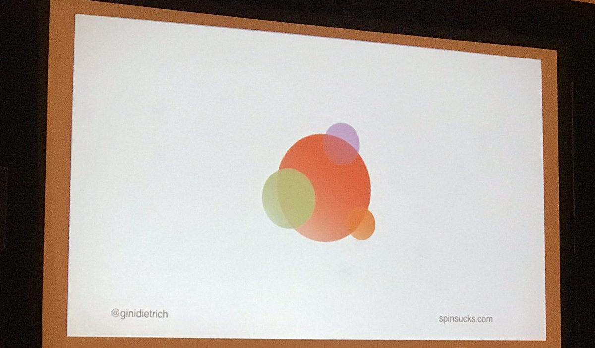 I always learn something new from the great <a href="/ginidietrich/">Gini Dietrich</a>! New ways to view PESO and create content efficiencies. #PRSAWDC #prmatters <a href="/PRSAPhoenix/">PRSA Phoenix</a> #alwayslearning