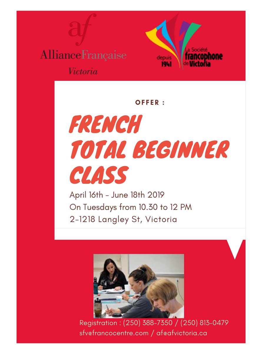 AllianceFrVic's tweet photo. Last time to register ! https://t.co/Xb5Mu4Rfdy