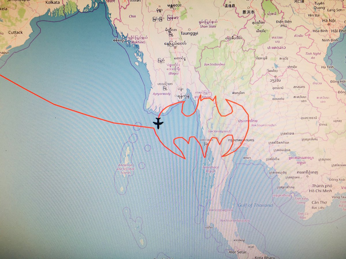 basitian_bd's tweet photo. Our route today ๐ #aviationhackathon #batman https://t.co/SrLTjVIM6s