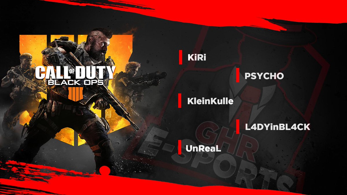 GHReSports's tweet photo. ++ GHR eSports - New CoD Team ++

Liebe Community, eSportler und Anhänger des „GHR eSports“,

sie sind jung, sie sind erfahren und haben mächtig viel Selbstvertrauen.

Wir präsentieren euch unser neues CoD Team in SnD Core!

https://t.co/e1eAwXHjzM
 #eSports #gamer #CallOfDuty https://t.co/apL9AzzwrZ