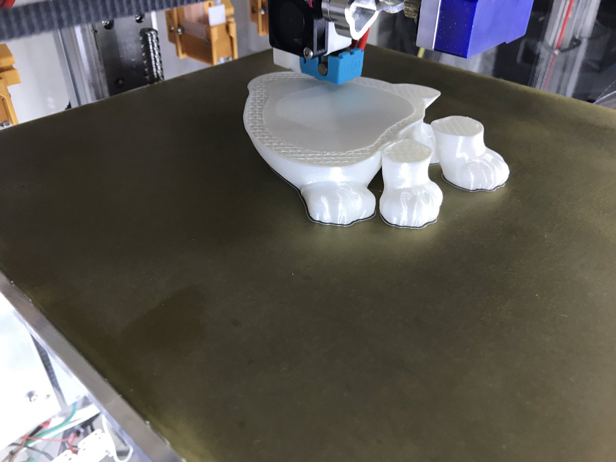 TechildLLC's tweet image. Here comes @loubie_3D’s Murphy! Another fantastic filament, pearl white, by @SnoLabs3D.