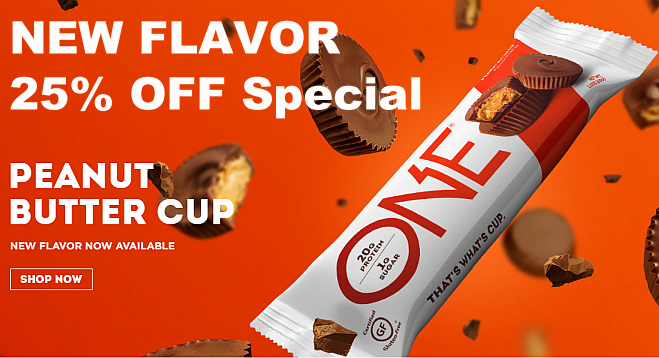 DpsNutrition's tweet photo. *** SPECIAL INTRO PRICE ***
Get 25% off @ONE1Brands Peanut Butter Protein cups at DPS Nutrition with coupon DPS10! #YouveFoundTheONE #EnjoyOne #onebar
https://t.co/lhD68aB4FP https://t.co/vLmHxhsUmo