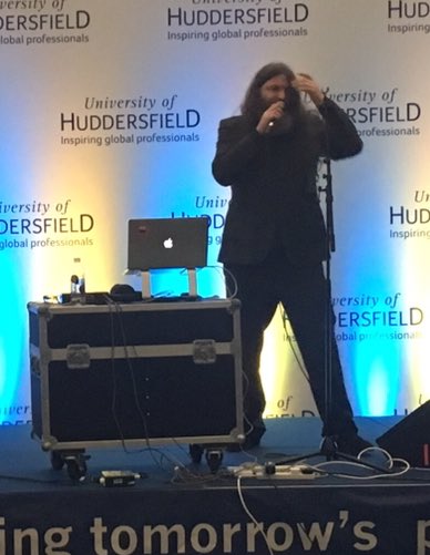 Lively #launch of Kirklees Music Development Group #YearofMusic2023 @HuddersfieldUni with @KirkleesCouncil @KirkleesArts organised by @MarsdenJazz, contributions from @NikNakdjmusic Supriya from @manasamitraUK @patfulgoni Big Wave @Chingulation